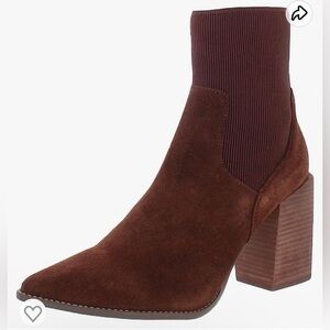 STEVE MADDEN CHESTNUT TOUCHDOWN ANKLE BOOTIE SIZE 10M NEW